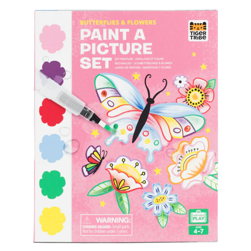 Tiger Tribe Tiger Tribe Paint a Picture Set - Butterflies & Flowers