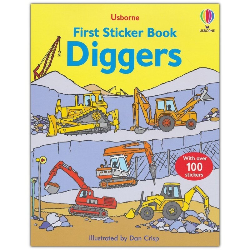 First Sticker Book: Diggers