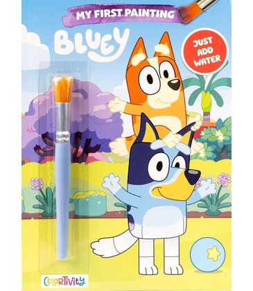 My First Painting: Bluey