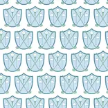 Lila + Hayes Lila + Hayes Parker Zipper Pajama - Golf Crest Blue