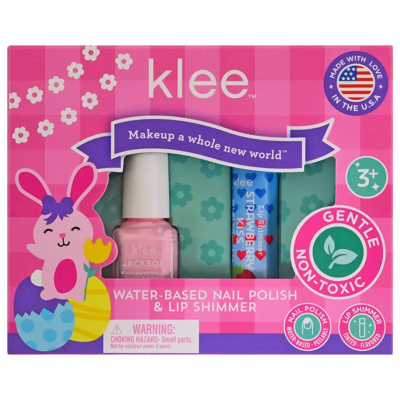 Klee Klee Bunny Pink - Nail Polish & Lip Shimmer Duo