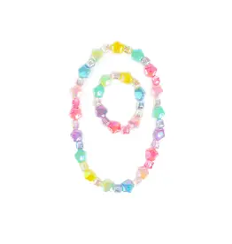 Great Pretenders Great Pretenders Wish Upon a Rainbow Star Necklace & Bracelet Set