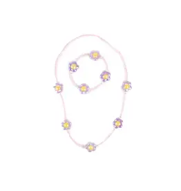 Great Pretenders Great Pretenders Crazy for Daisies Necklace & Bracelet Set