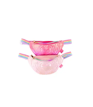 Great Pretenders Great Pretenders Light Pink Heartstrings Puffy Fanny Pack