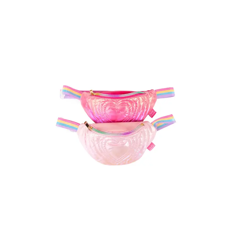 Great Pretenders Great Pretenders Light Pink Heartstrings Puffy Fanny Pack