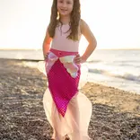 Great Pretenders Great Pretenders Mermaid Glimmer Pink Skirt & Tiara 5-6
