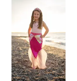 Great Pretenders Great Pretenders Mermaid Glimmer Pink Skirt & Tiara 5-6