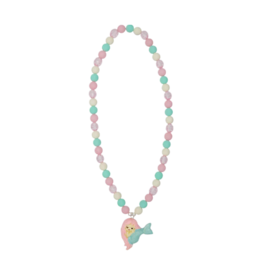 Great Pretenders Great Pretenders Pink Matte Mermaid Necklace