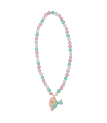 Great Pretenders Great Pretenders Pink Matte Mermaid Necklace