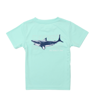 Properly Tied Properly Tied Performance Tee - Topo Shark