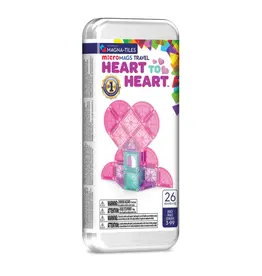 MAGNA-TILES microMAGS Heart to Heart 26-Piece Travel Set