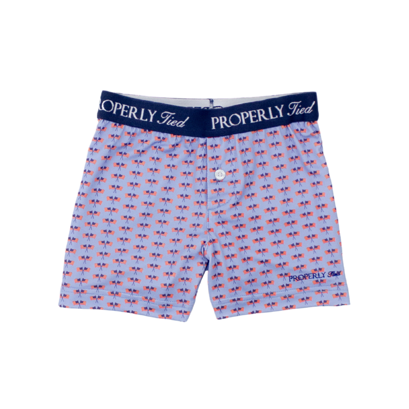 Properly Tied Properly Tied Inlet Boxer - Freedom Flag