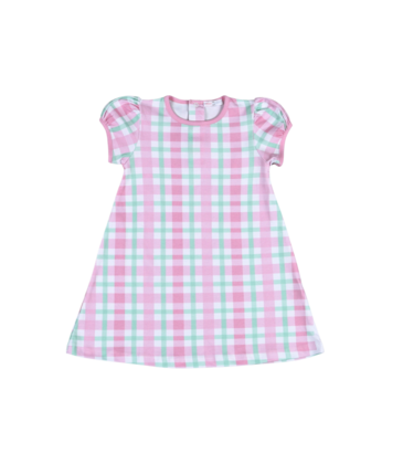 Baby Loren Pink Plaid Jane Dress