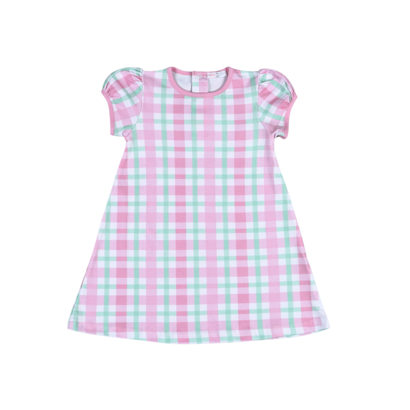 Baby Loren Pink Plaid Jane Dress