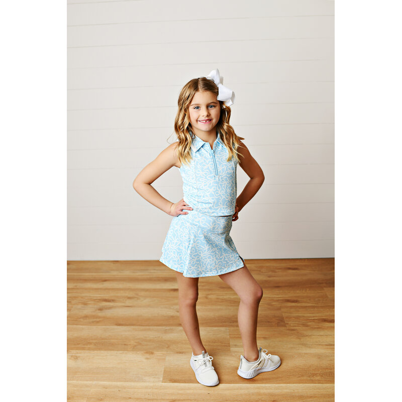 Swoon Baby Swoon Baby Blue Sky Bow Proper Skort Set