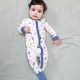 Angel Dear Angel Dear Zipper Romper - Golf Things