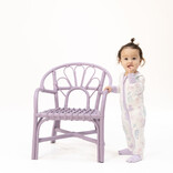 Angel Dear Angel Dear Zipper Romper - Floral Sea Creatures