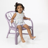 Angel Dear Angel Dear Peplum Tank Top & Bike Short - Floral Sea Creatures