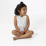 Angel Dear Angel Dear Peplum Tank Top & Bike Short - Floral Sea Creatures