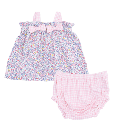 Angel Dear Angel Dear Bow Top & Ruffle Bloomer - Elizabeth's Garden