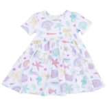 Angel Dear Angel Dear Twirly Dress & Cartwheel Short - Beach Days