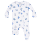 Angel Dear Angel Dear Zipper Footie - Blue Crabs