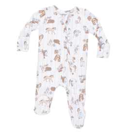 Angel Dear Angel Dear Zipper Footie - Cowboy Nursery