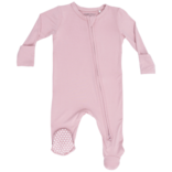 Angel Dear Angel Dear Zipper Footie - Solid Peachskin
