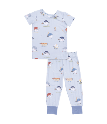 Angel Dear Angel Dear Loungewear Set - Baseballs Playing Baseball