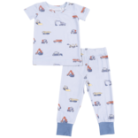 Angel Dear Angel Dear Loungewear Set - Construction Vehicles