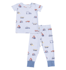 Angel Dear Angel Dear Loungewear Set - Construction Vehicles
