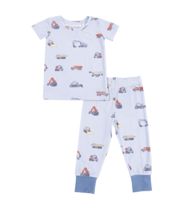 Angel Dear Angel Dear Loungewear Set - Construction Vehicles