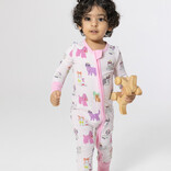 Angel Dear Angel Dear Zipper Romper - Fancy Dogs