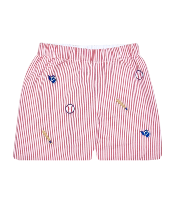Zuccini Zuccini Leo Short - Red Stripe/Baseball