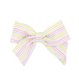 Wee Ones Wee Ones Medium Multi Seersucker Bowtie w/ Tails Bow