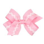 Wee Ones Wee Ones Medium Pearl Ric-Rac Trim Bow
