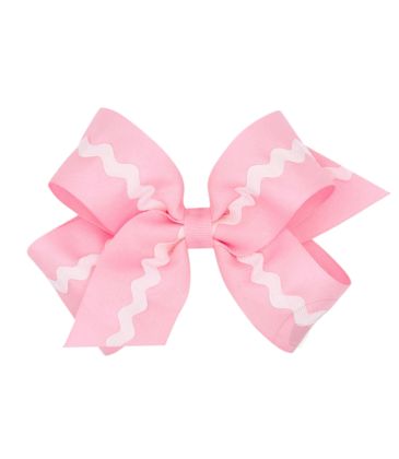 Wee Ones Wee Ones Medium Pearl Ric-Rac Trim Bow