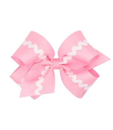Wee Ones Wee Ones King Pearl Ric-Rac Trim Bow