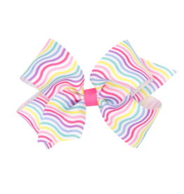 Wee Ones Wee Ones Medium Birthday Stripe Bow