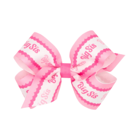 Wee Ones Wee Ones Medium Big Sis Print Bow