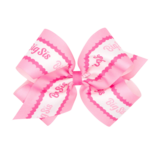 Wee Ones Wee Ones King Big Sis Print Bow