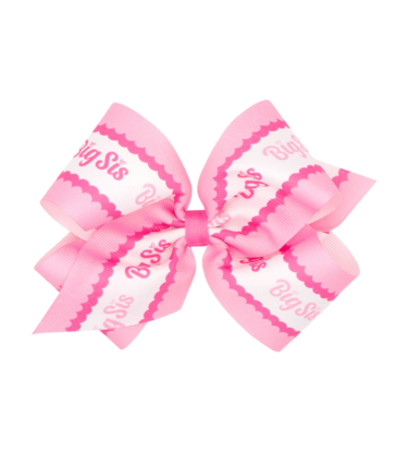 Wee Ones Wee Ones King Big Sis Print Bow