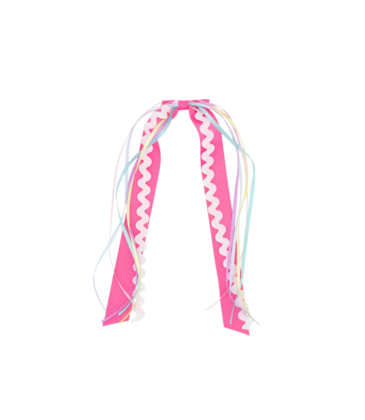 Wee Ones Wee Ones Hot Pink Ric-Rac Streamers Clip