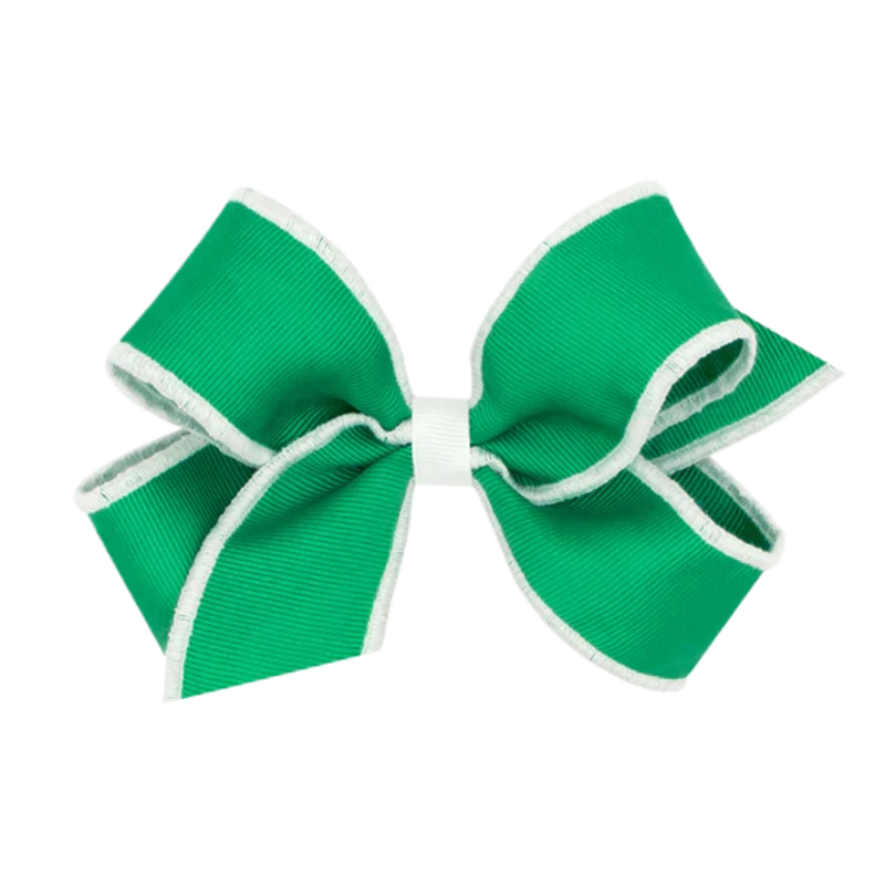 Wee Ones Wee Ones Medium  Fern Green Sporty Bow