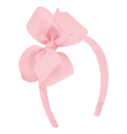 Wee Ones Wee Ones Medium Light Pink Bow on Headband