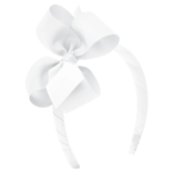 Wee Ones Wee Ones Medium White Bow on Headband
