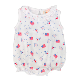 Luigi Luigi Flag & Fireworks Ruffle Bubble