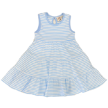Luigi Luigi Lt. Blue Tiered Dress