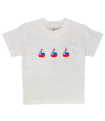 Luigi Luigi Three Sailboats T-Shirt