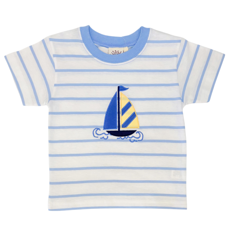 Luigi Luigi Sailboat Stripe T-Shirt